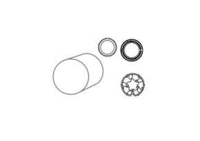 Somfy Adapter LS/LT 50/60 83x1,5 9700977