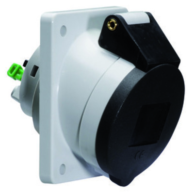 Bals Elektrotech. Anbausteckdose geneigt 16A 4p 500V 7h IP44 12736