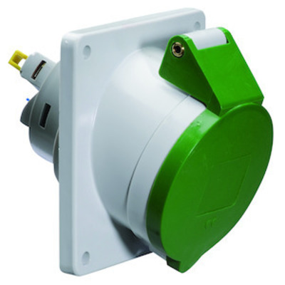 Bals Elektrotech. Anbausteckdose geneigt 32A 4p >50V 10h IP44 12797