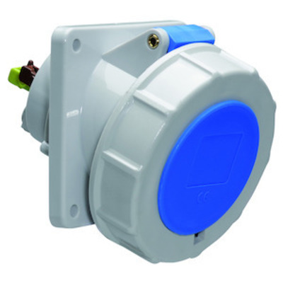 Bals Elektrotech. Anbausteckdose geneigt 32A 3p 230V 6h IP67 12819