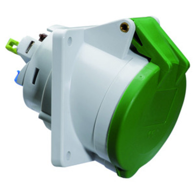Bals Elektrotech. Anbausteckdose geneigt 32A 4p >50V 10h IP44 12871