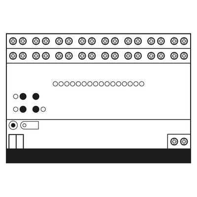 Jung KNX-Jalousieaktor REG Gehäuse 8TE 2508 REGHE