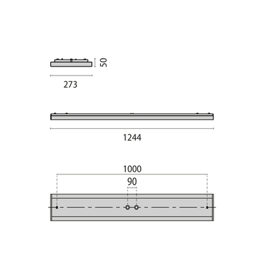 Performance in Light LED-Anbauleuchte 3000K DALI 8629661456310