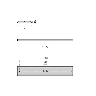 Performance in Light LED-Anbauleuchte 3000K DALI 8630661616310