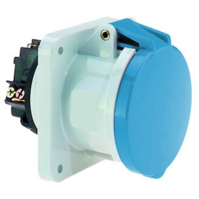Bals Elektrotech. Anbausteckdose gerade 63A 3p 230V 6h IP44 13341