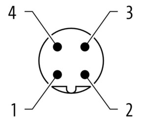 Murrelektronik Verbindungskabel M12-M12, 1m, 5-polig 7000-44001-8400100