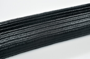 HellermannTyton Geflechtschlauch Polyamid, schwarz HEGPA6640-N66-BK-L4
