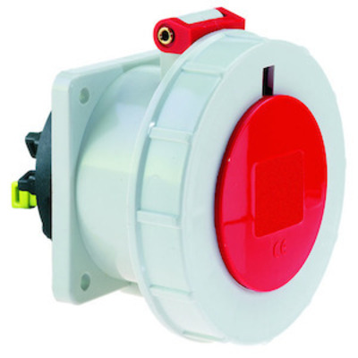 Bals Elektrotech. Anbausteckdose gerade 16A 4p 400V 6h IP67 13739