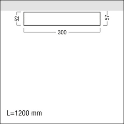 Zumtobel Group LED-Deckenanbauleuchte 4000K MIRL A LED #42928704