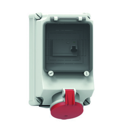 Bals Elektrotech. Wandsteckdose abgesichert 63A 5p 400V 6h IP44 15017