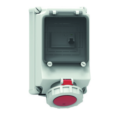 Bals Elektrotech. Wandsteckdose abgesichert 63A 5p 400V 6h IP67 15080