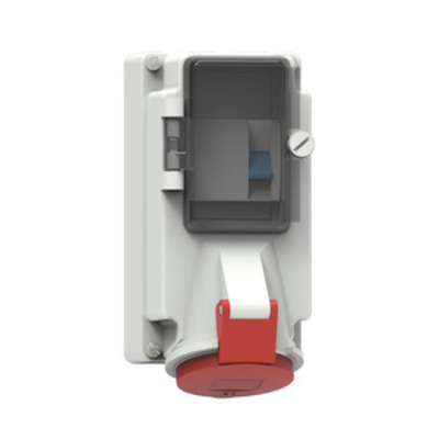 Bals Elektrotech. Wandsteckdose abgesichert 16A 5p 400V 6h IP44 15105