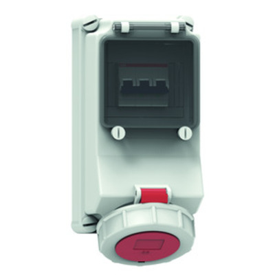 Bals Elektrotech. Wandsteckdose abgesichert 16A 5p 400V 6h IP67 15122