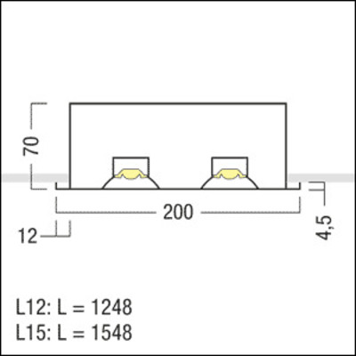 Zumtobel Group LED-Deckeneinbauleuchte 3000K MIRL LED #42186255