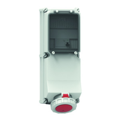 Bals Elektrotech. Wandsteckdose abgesichert 125A 4p 400V 6h IP67 15169