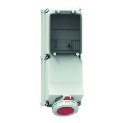 Bals Elektrotech. Wandsteckdose abgesichert 125A 5p 400V 6h IP67 15170