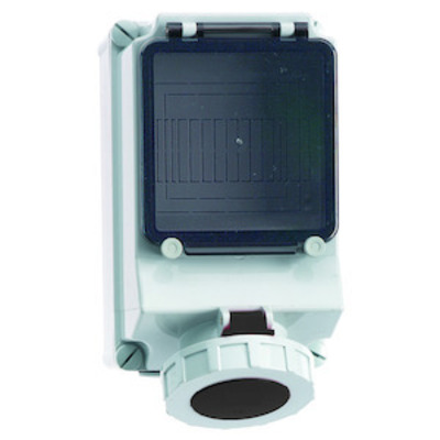 Bals Elektrotech. Wandsteckdose abgesichert 32A 4p 500V 7h IP67 15174