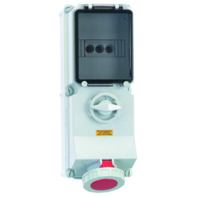 Bals Elektrotech. Wandsteckdose abschaltbar verriegelt abgesich. 17002