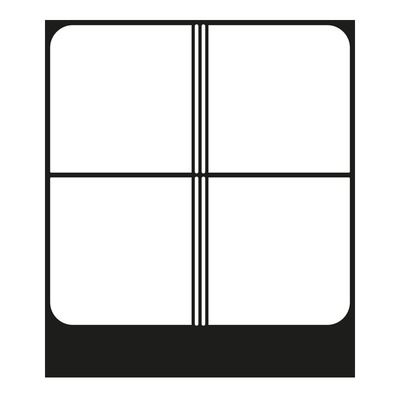 Jung Tastensatz 4-fach schwarz komplett CD 404 TSA SW