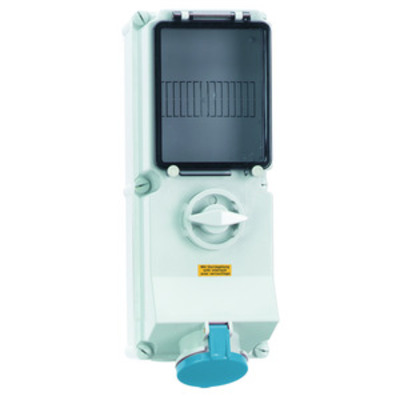 Bals Elektrotech. Wandsteckdose abschaltbar verriegelt abgesich. 17165