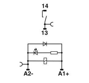 Phoenix Contact Relaismodul 24V DC, 1 Wechsler RIF-0-RPT-24DC/ 1