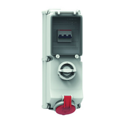 Bals Elektrotech. Wandsteckdose abschaltbar abgesichert 16A 4p 17281
