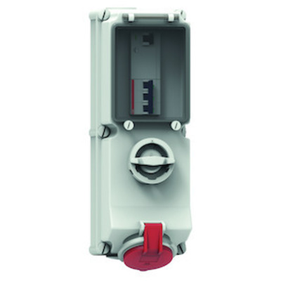 Bals Elektrotech. Wandsteckdose abschaltbar abgesichert 63A 5p 17306