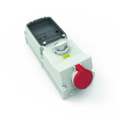 Bals Elektrotech. Wandsteckdose abschaltbar abgesichert 63A 5p 17306