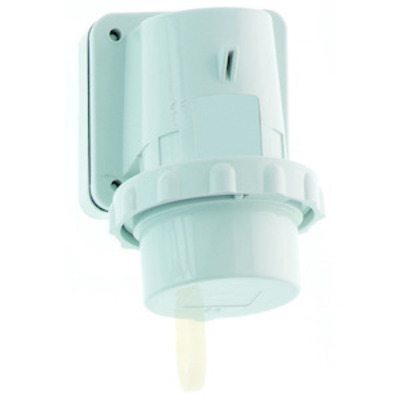 Bals Elektrotech. Wand-Gerätestecker 32A 4p 400V 6h IP67 24024