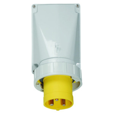 Bals Elektrotech. Wand-Gerätestecker 63A 3p 110V 4h IP67 24140