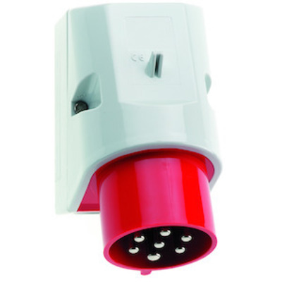 Bals Elektrotech. Wand-Gerätestecker 32A 7p 400V 6h IP44 24196