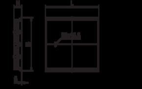 Ridi-Leuchten Einbauleuchte f. RIDI-Tube DALI EBRME9-R4X0 #0860094