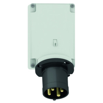 Bals Elektrotech. Wand-Gerätestecker 63A 4p 500V 7h IP44 24339