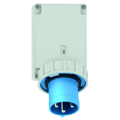 Bals Elektrotech. Wand-Gerätestecker 63A 3p 230V 6h IP67 24340