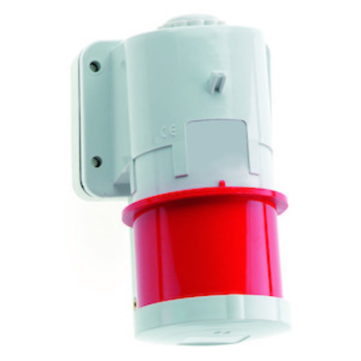 Bals Elektrotech. Wand-Gerätestecker 16A 5p 400V 6h IP44 24414