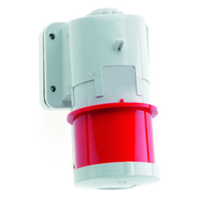 Bals Elektrotech. Wand-Gerätestecker 16A 5p 400V 6h IP44 24414