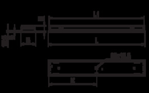 Ridi-Leuchten Einbauleuchte f. RIDI-Tube EBRPL-R2X145/35ND-SM