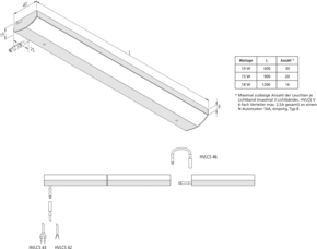 Hera LED Unterbauleuchte 230V 20202583301