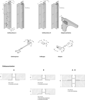 Hera Stromschiene 2m aluminium eloxiert 21802040026