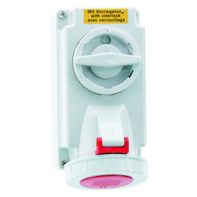 Bals Elektrotech. Wandsteckdose abschaltbar verriegelt 16A 4p 4 160049