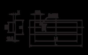 Ridi-Leuchten Einbauleuchte f. RIDI-Tube ESL-R2X145/35ND-SM