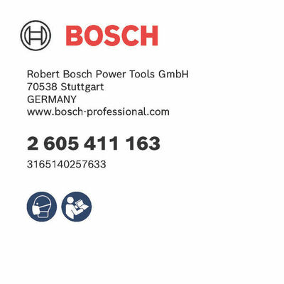 Bosch Power Tools Vliesfilterbeutel, passend zu: GAS 50/50 M 2605411163