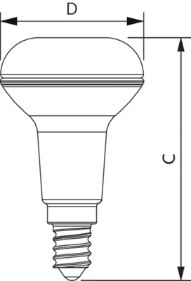 Philips Lighting LED-Reflektorlampe R50 E14 CoreProLED #81177100