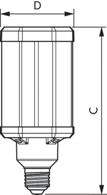 Philips Lighting LED-Lampe E27 3000K TForce LED #63822100