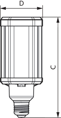 Philips Lighting LED-Lampe E27 3000K TForce LED #63814600