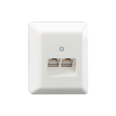 Rutenbeck Cat.6-Anschlussdose UAE-Cat6Aiso8/8UAprw