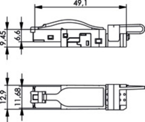 Telegärtner STX RJ45 Stecker AWG22-26 Cat.6 schwarz 100007453