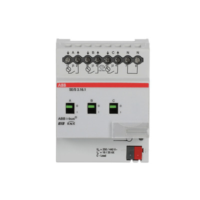 ABB Stotz S&J Energieaktor 3-fach, 16/20 A, REG SE/S3.16.1