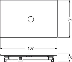 Busch-Jaeger Bedienelement 1-fach ch edelstahl 6340-866-101