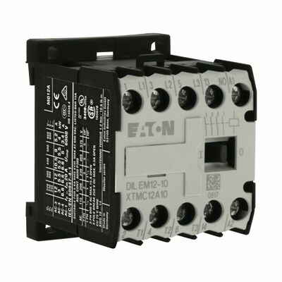 Eaton Leistungsschütz 3polig 24 V 380/400V DILEM12-10#151669